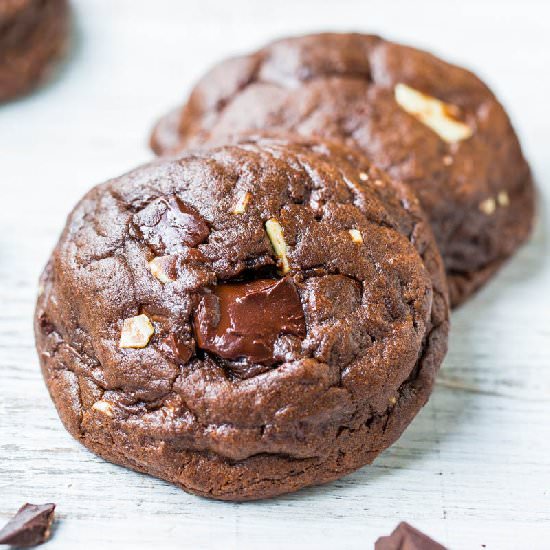 Andes Mint Fudgy Chocolate Cookies
