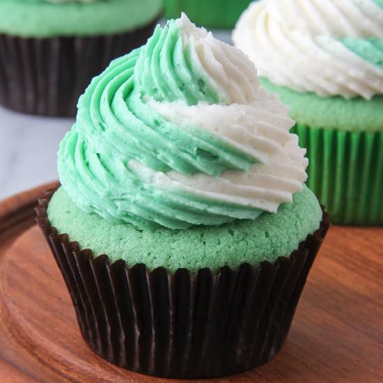St Patrick’s Day Cupcakes