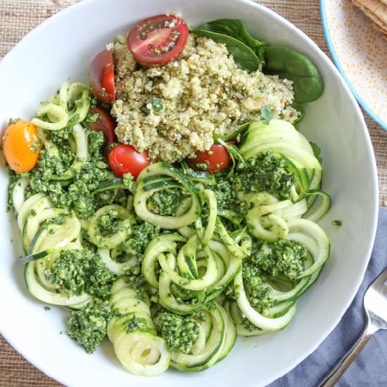 Veggie Salad Trio with Zucchini