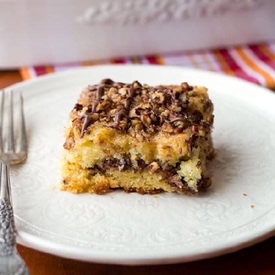 Nutella, Cinnamon Coffee Cake