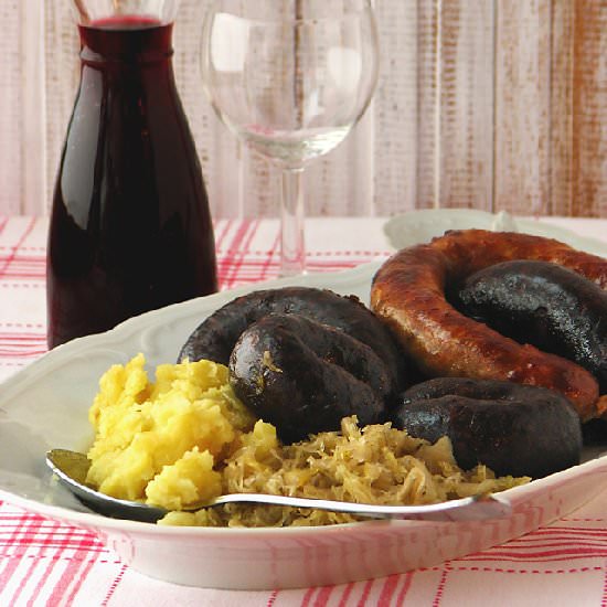 Braised Potatoes and Sauerkraut
