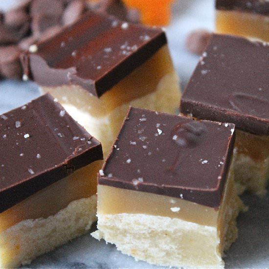 Chocolate Caramel Shortbread