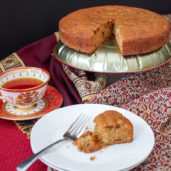 Date and Walnut Coffee Cake