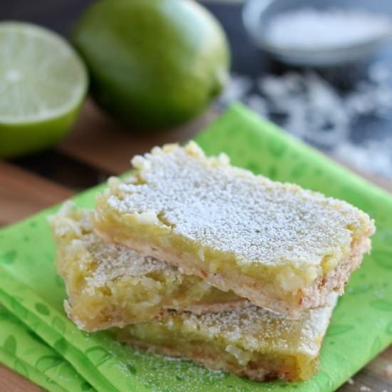 Coconut Key Lime Bars