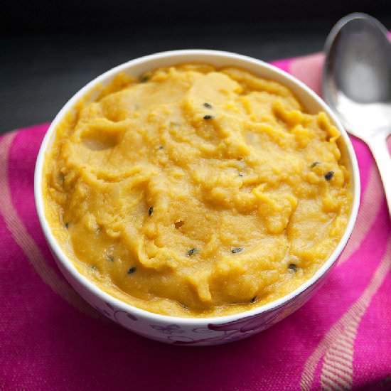 Dhal Soup with Dumplings