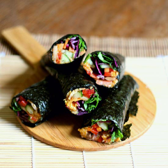 Grain-free nori rolls