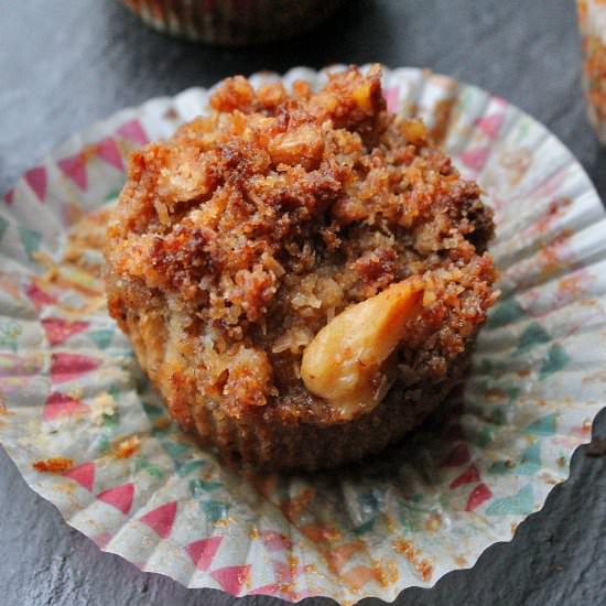 Crumb Top Banana Muffins