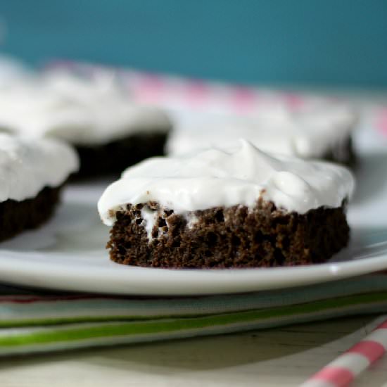 Root Beer Float Brownies