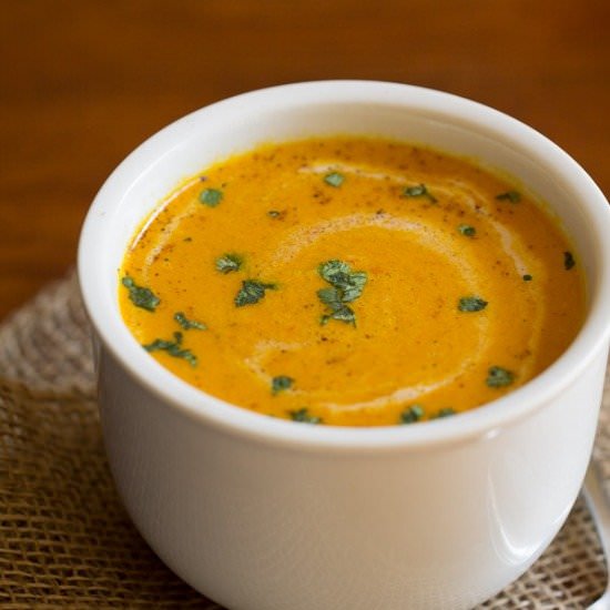 Moroccan Carrot Soup