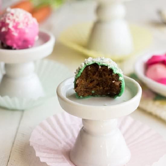 Skinny Carrot Cake Truffles