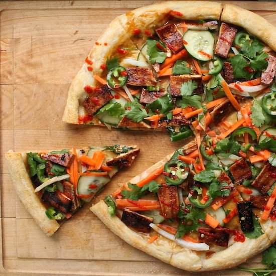 Vegan Banh Mi Pizza