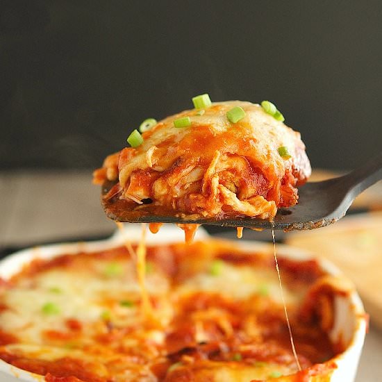Primal Chicken Enchilada Casserole