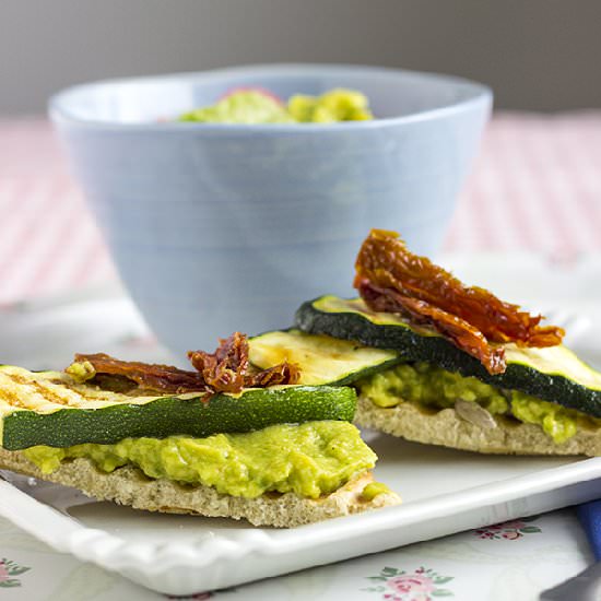 Avocado and Zucchini Toast