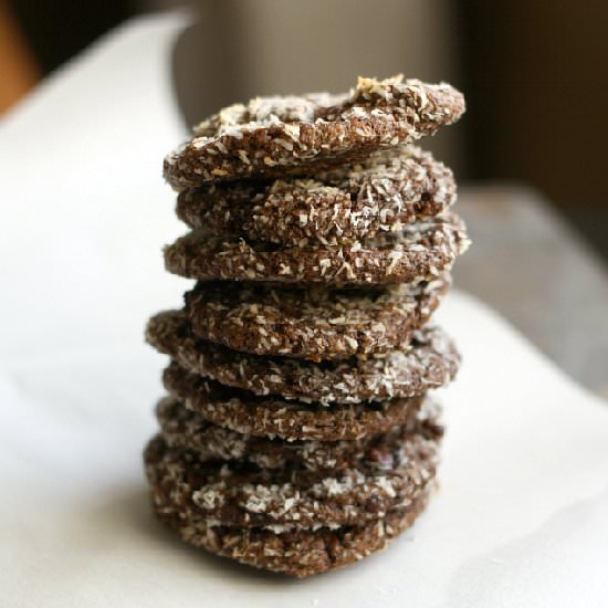 Vegan Chocolate Coconut Cookies
