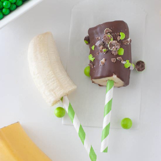 Chocoalte Dipped Banana Pops