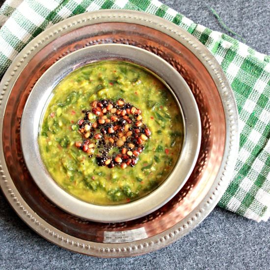Greens With Lentils