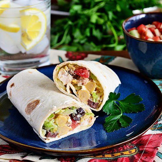 Greek Chicken Wrap