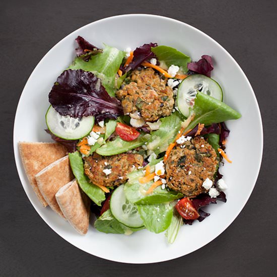 Baked Falafel Salad