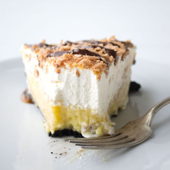 Samoa Coconut Cream Pie