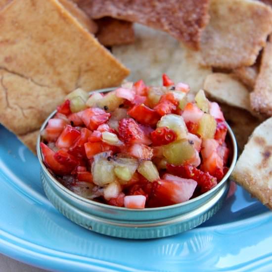 Strawberry Kiwi Dessert Salsa