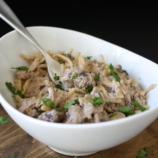 Creamy Mushroom Alfredo