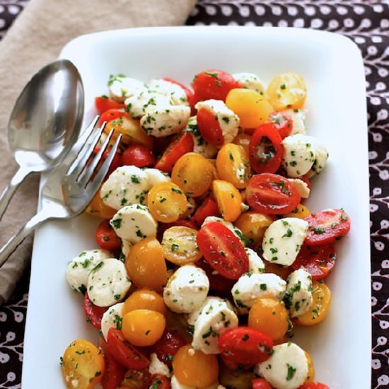 Fresh Mozzarella and Tomato Salad