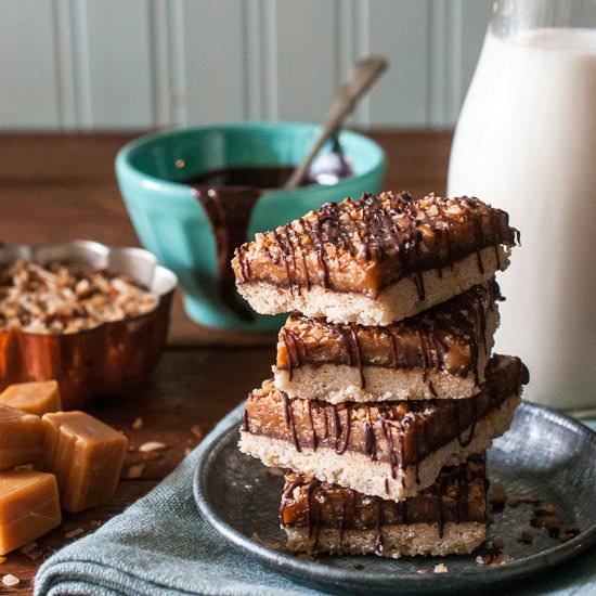 Samoa Squares (Gluten Free)