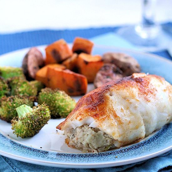 Easy Baked Crab-Stuffed Tilapia