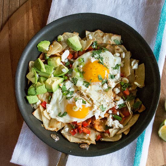Chilaquiles with Chipotle Peppers