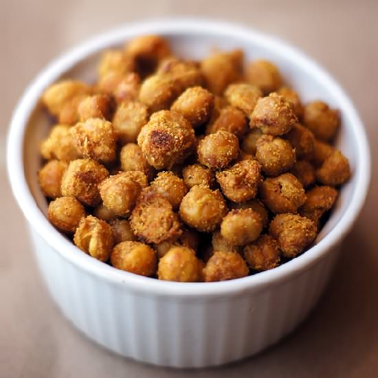 Spicy Roasted Chickpeas