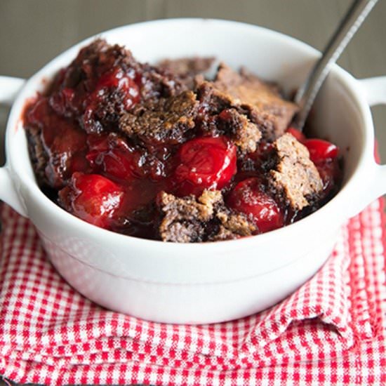 Cherry Chocolate Dump Cake