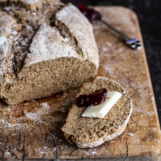Beer and Rye Irish Soda Bread