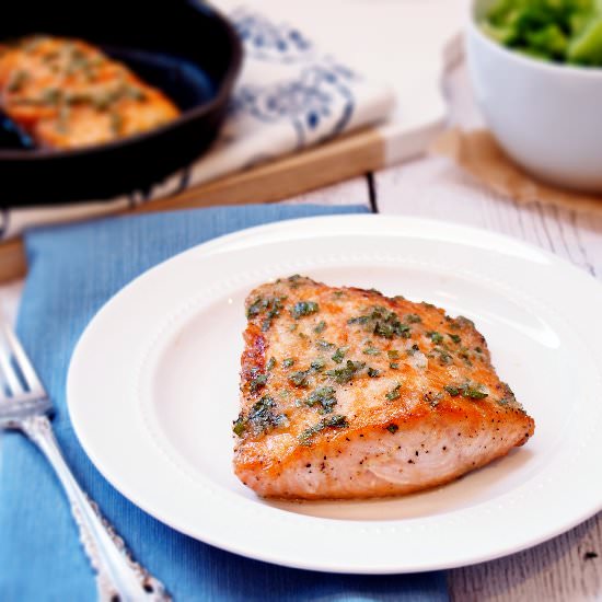 Apple & Horseradish Glazed Salmon