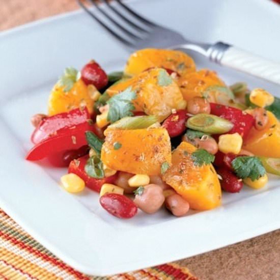 Tex Mex Bean, Sweet Peppers salad