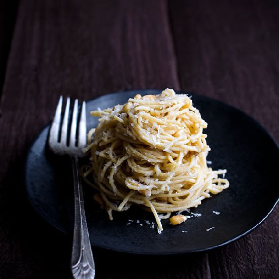 Spaghetti with Brown Butter Sauce