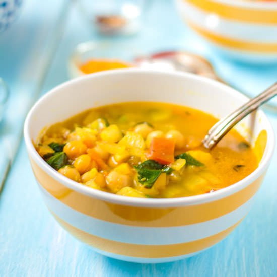 Oriental Chickpea Soup