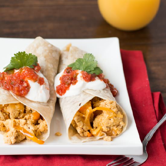 Butternut Squash Breakfast Burrito