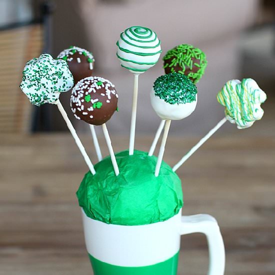St. Patrick’s Day Cake Pops