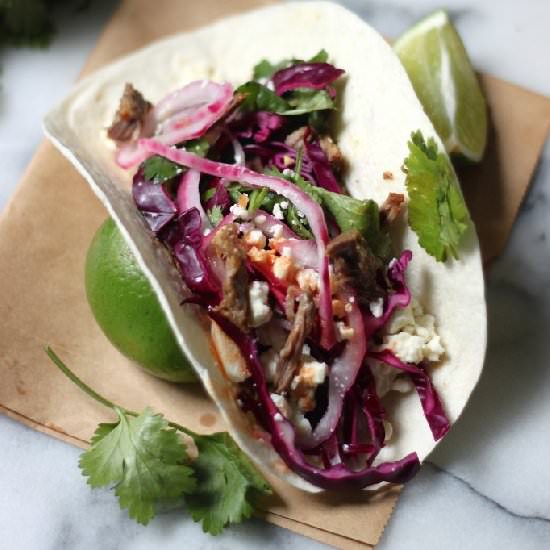 Beer Braised Short Rib Tacos