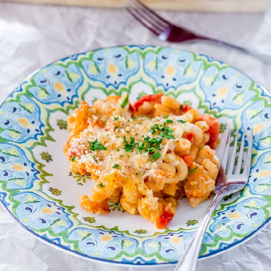 Chicken and Veggie Pasta Casserole