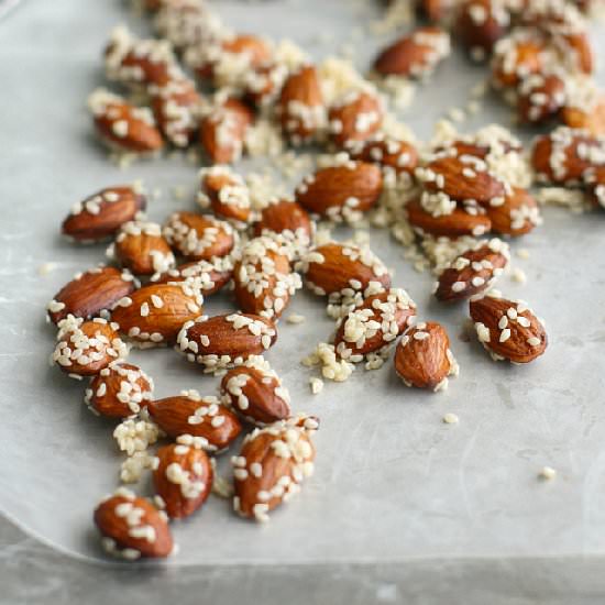 Sweet Sesame Almonds
