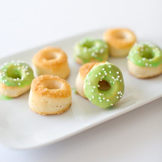 Tiny Leprechaun Donuts