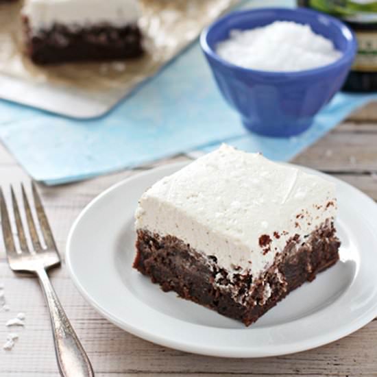 Chocolate stout brownies