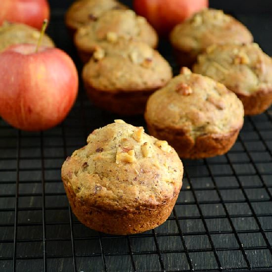 Apple Flax Muffins