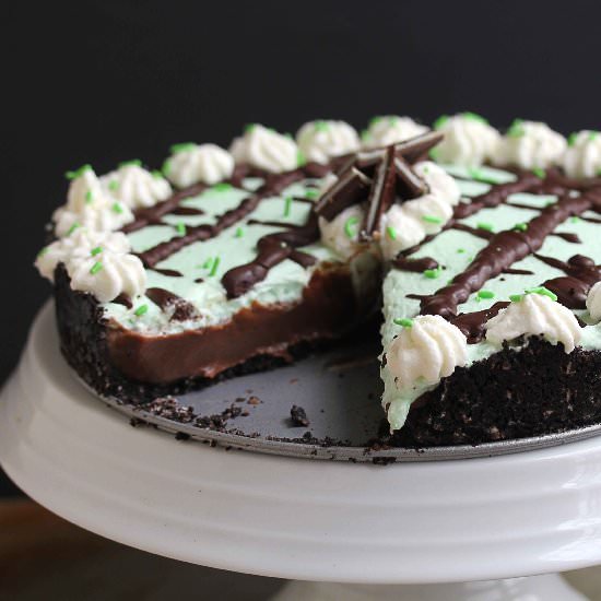 Baileys Mint Chocolate Cream Pie