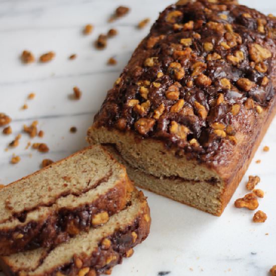 Nutella Banana Bread