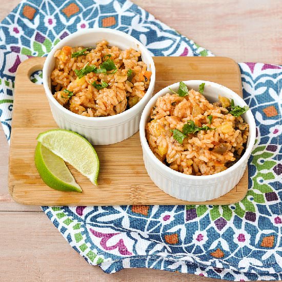 Pineapple Salsa Rice