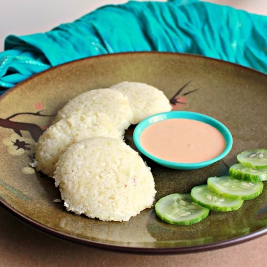 Steamed Cucumber Cakes