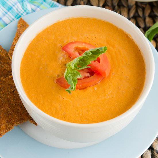 Vegan Cream of Tomato Soup