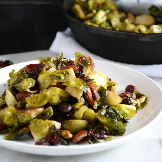 Cranberry & Brussels Sprout Salad